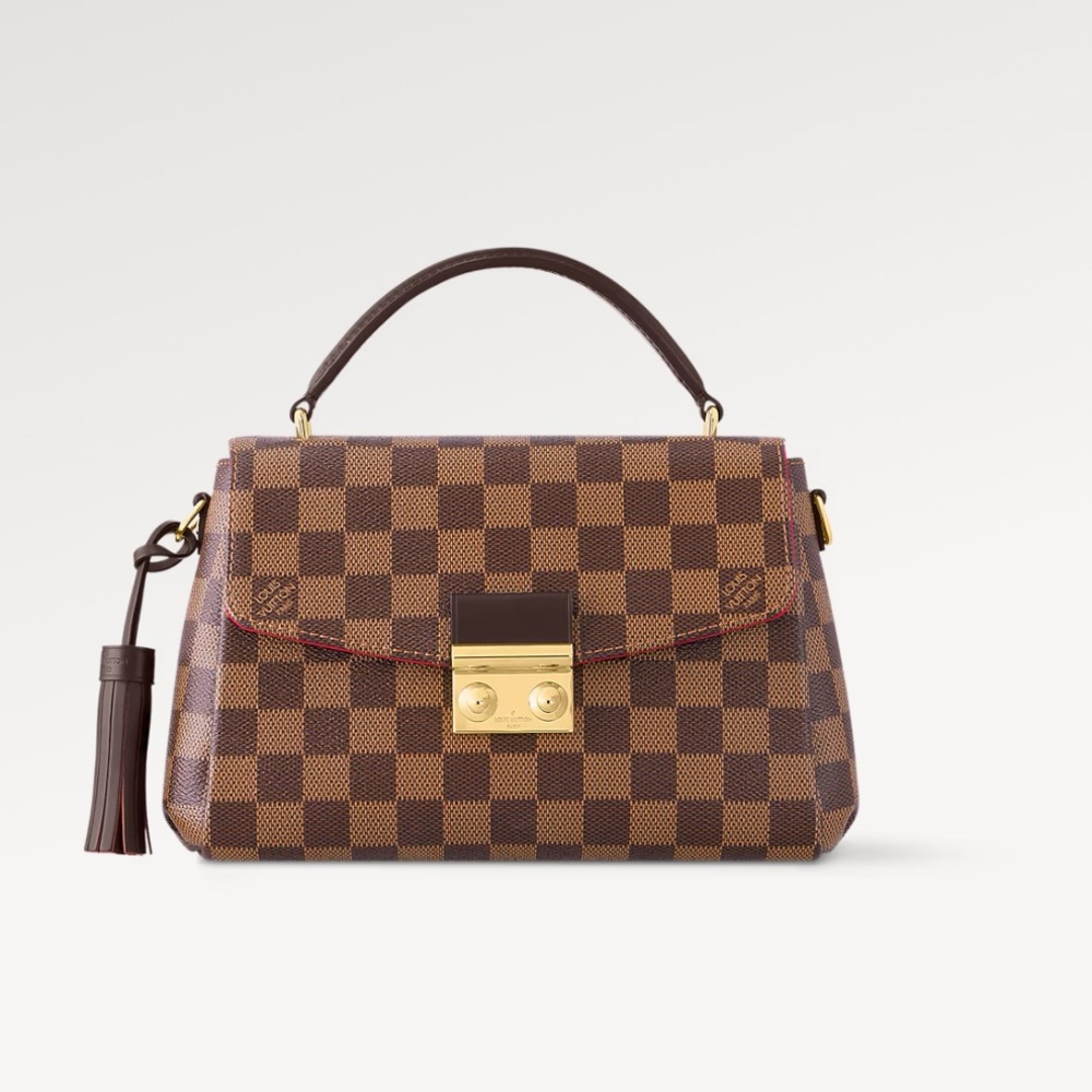 Louis Vuitton Dark Brown Checkered Satchel